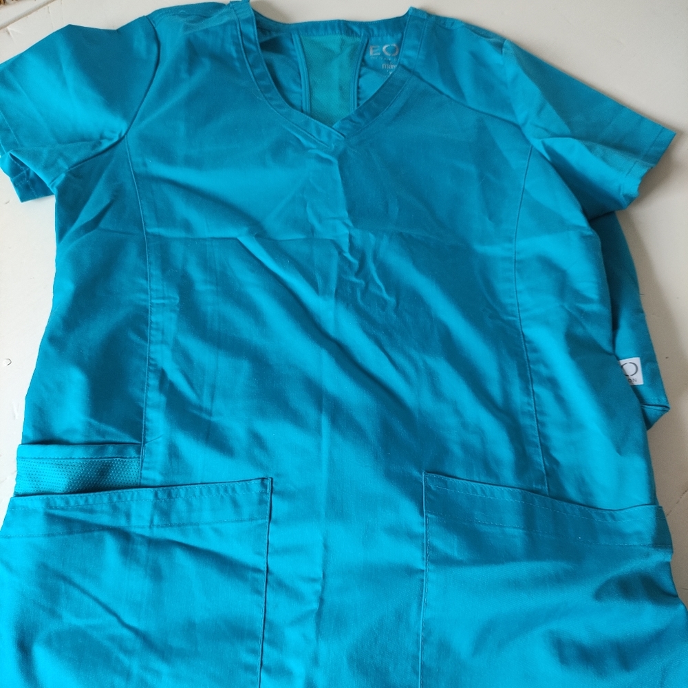 Women's Teal Scrub Set - Picture 4 of 8